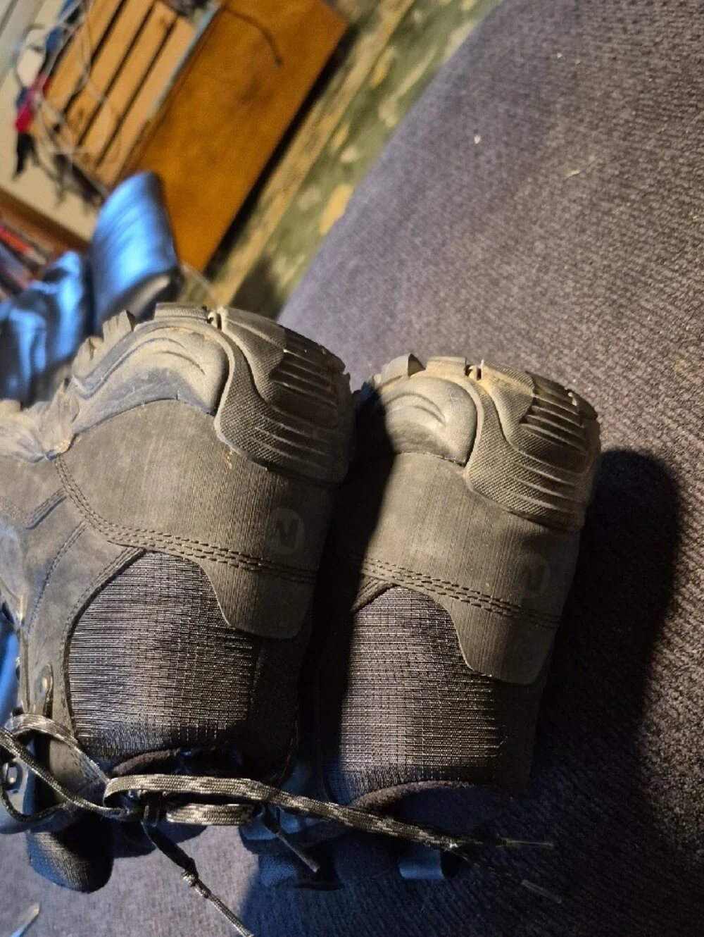 Merrell Men's Black Leather Hiking Boots